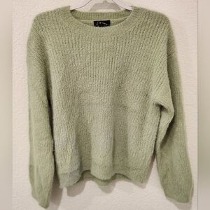 Art Class Girls Light Green Knit Sweater Size L 10/12